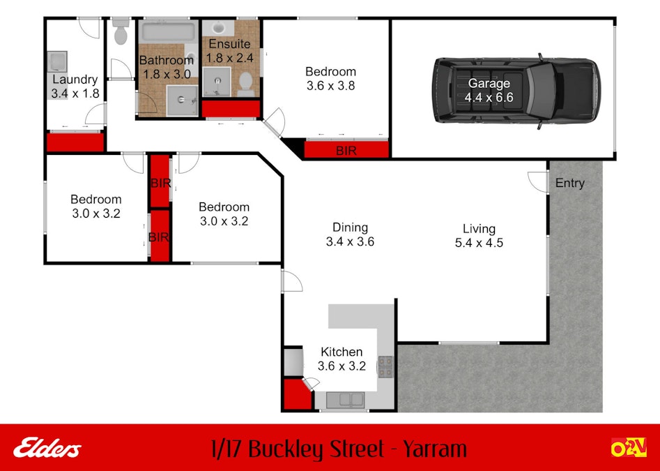 1/17 Buckley Street, Yarram, VIC, 3971 - Floorplan 1