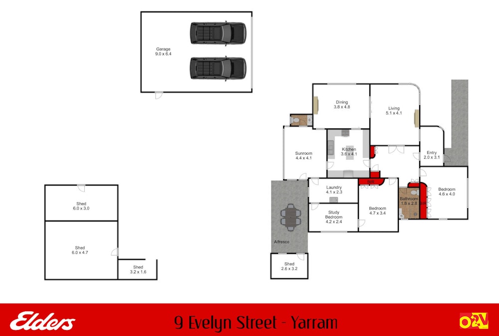 9 Evelyn Street, Yarram, VIC, 3971 - Floorplan 1