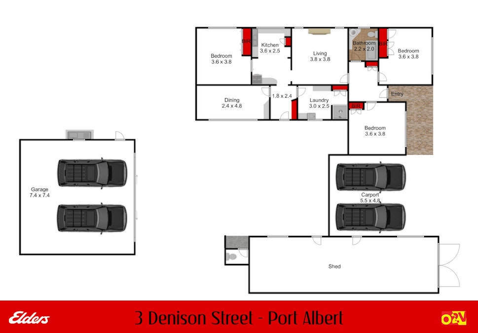 3 Denison Street, Port Albert, VIC, 3971 - Floorplan 1