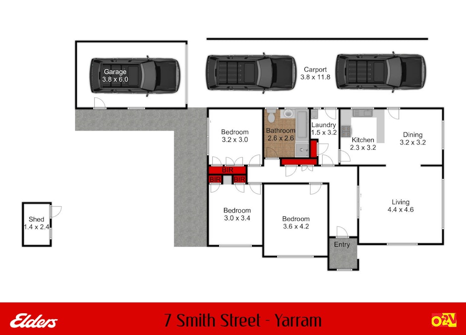 7 Smith Street, Yarram, VIC, 3971 - Floorplan 1