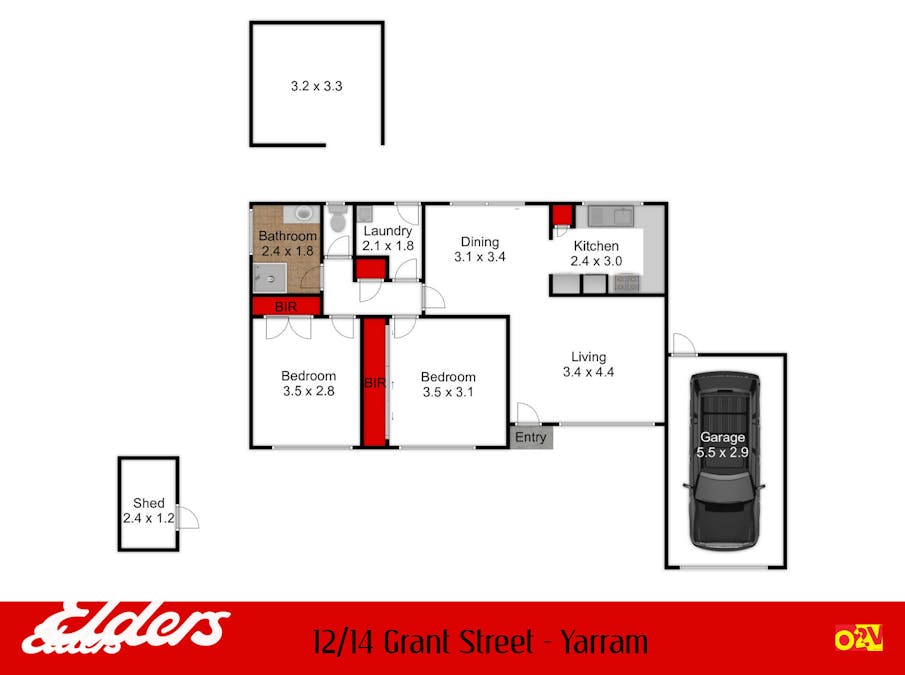 12/10-14 Grant Street, Yarram, VIC, 3971 - Floorplan 1