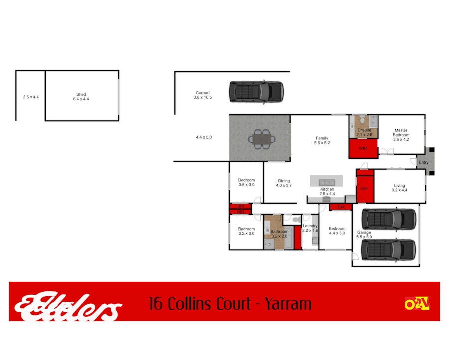 16 Collins Court, Yarram, VIC, 3971 - Floorplan 1