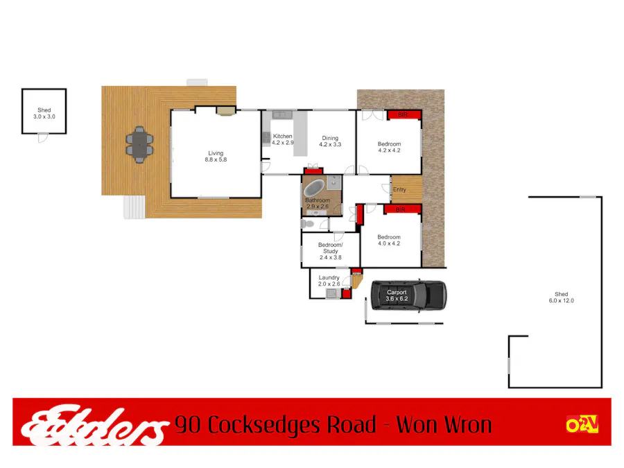 90 Cocksedges Road, Won Wron, VIC, 3971 - Floorplan 1
