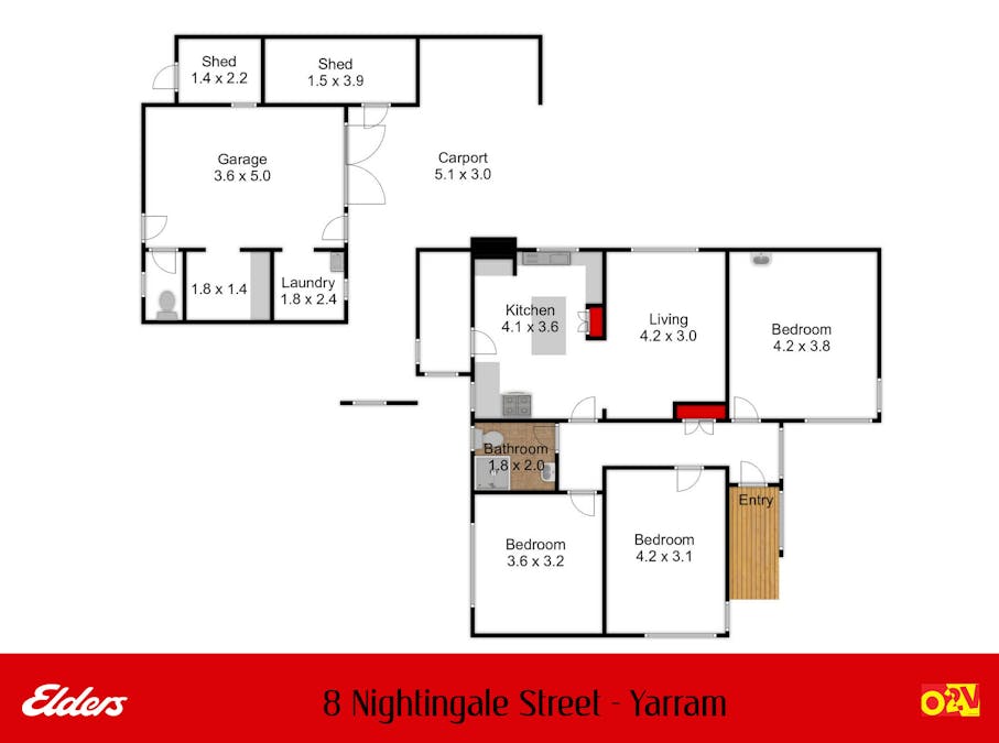 8 Nightingale Street, Yarram, VIC, 3971 - Floorplan 1