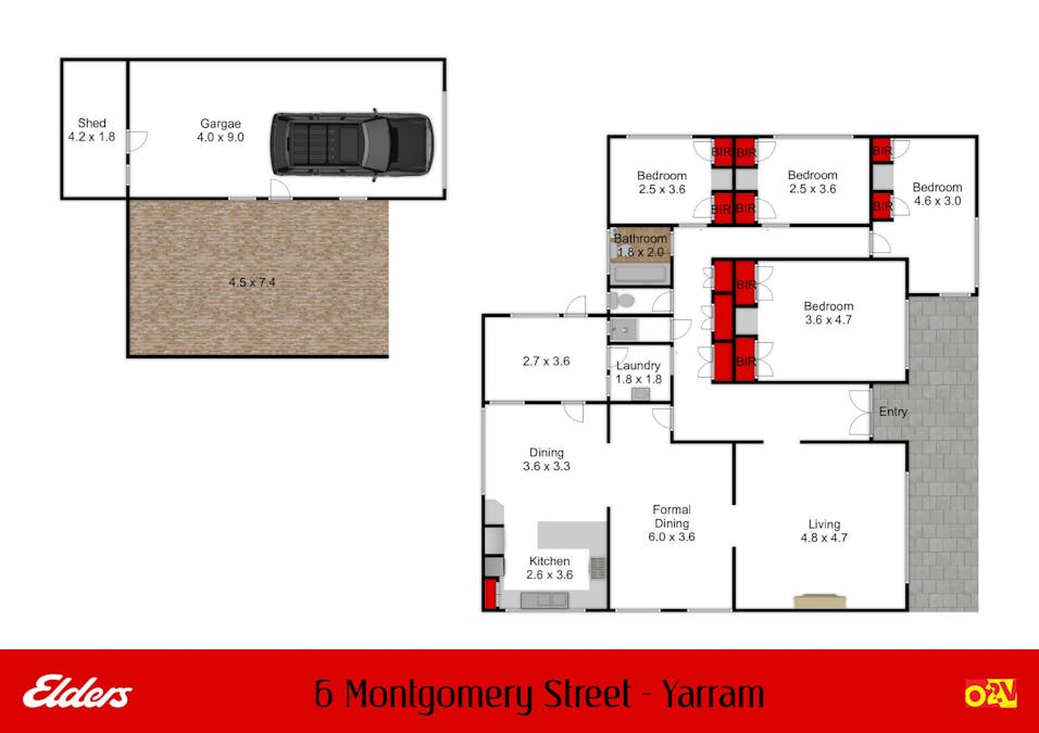 6 Montgomery Street, Yarram, VIC, 3971 - Floorplan 1