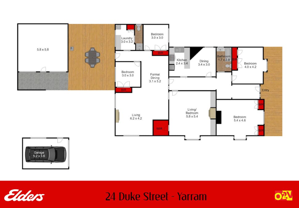 24 Duke Street, Yarram, VIC, 3971 - Floorplan 1