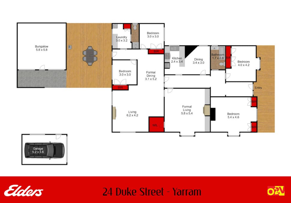 24 Duke Street, Yarram, VIC, 3971 - Floorplan 1
