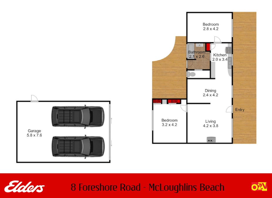 8 Foreshore Road, Mcloughlins Beach, VIC, 3874 - Floorplan 1