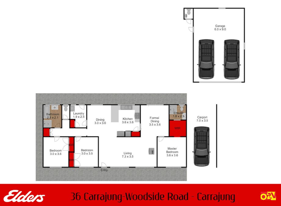 36 Carrajung Woodside Road, Carrajung Lower, VIC, 3844 - Floorplan 1