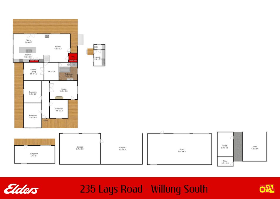235 Lays Road, Willung South, VIC, 3844 - Floorplan 1