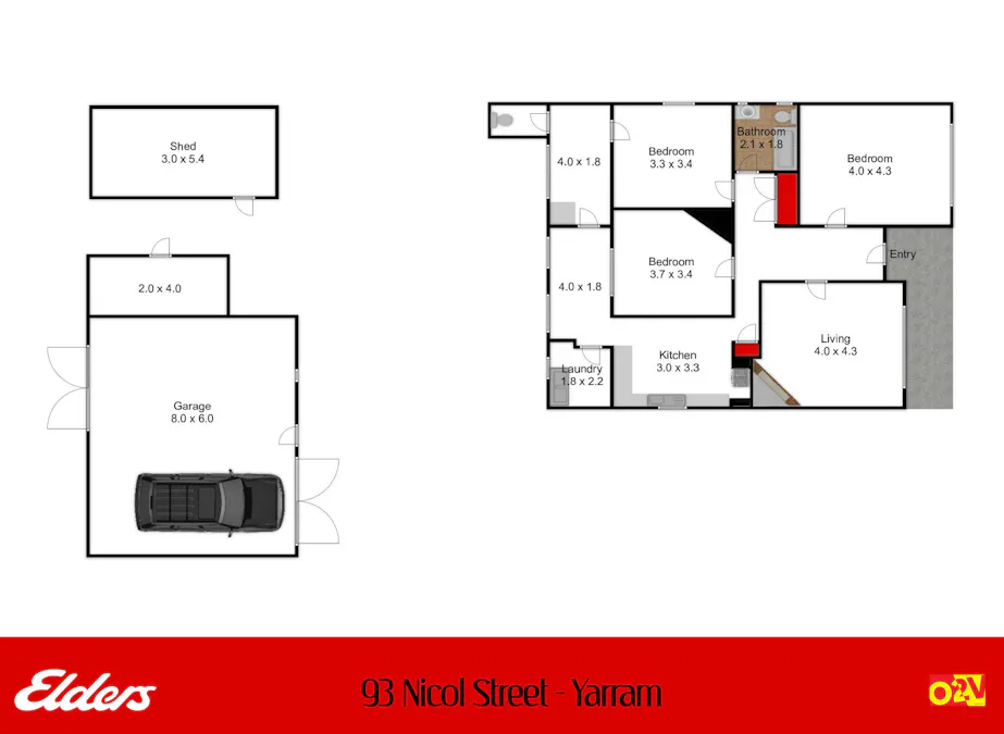 93 Nicol Street, Yarram, VIC, 3971 - Floorplan 1