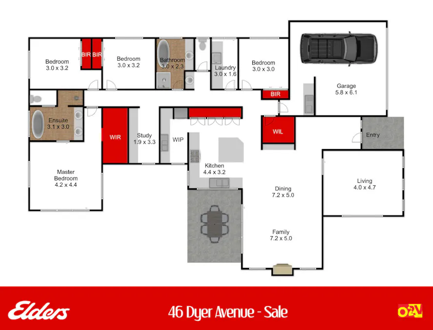 46 Dyer Avenue, Sale, VIC, 3850 - Floorplan 1