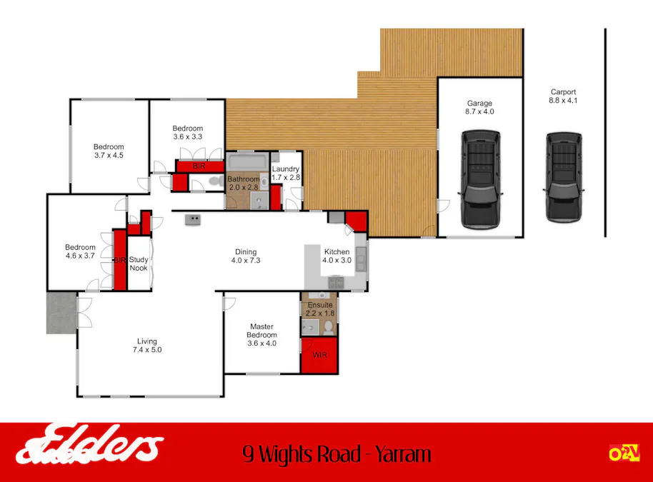 9 Wights Road, Yarram, VIC, 3971 - Floorplan 1