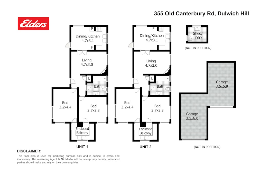 355 Old Canterbury Road, Dulwich Hill, NSW, 2203 - Floorplan 1