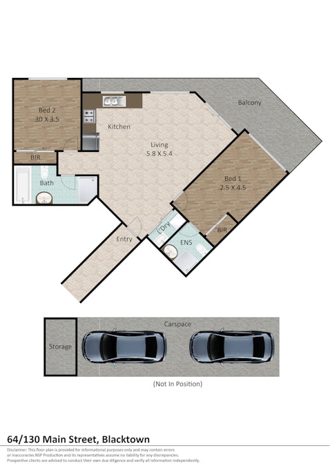 64/130 Main Street, Blacktown, NSW, 2148 - Floorplan 1