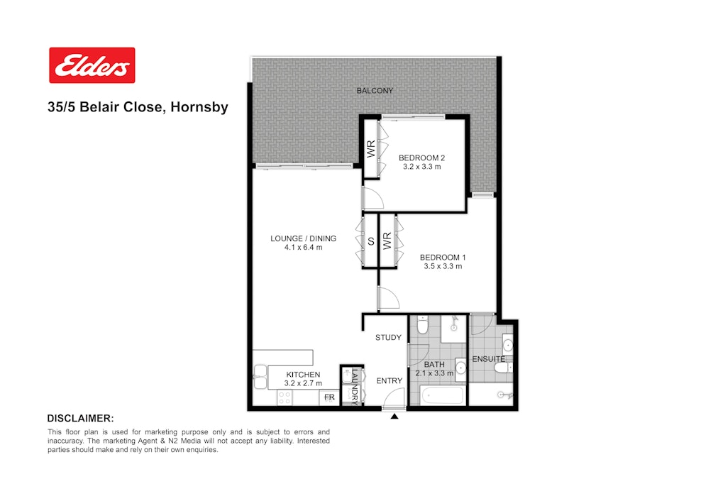 35/5-15 Belair Close, Hornsby, NSW, 2077 - Floorplan 1