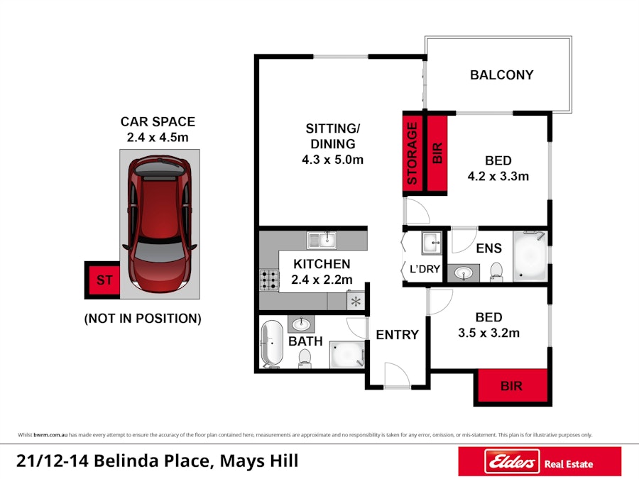 11/12-14 Belinda Place, Mays Hill, NSW, 2145 - Floorplan 1