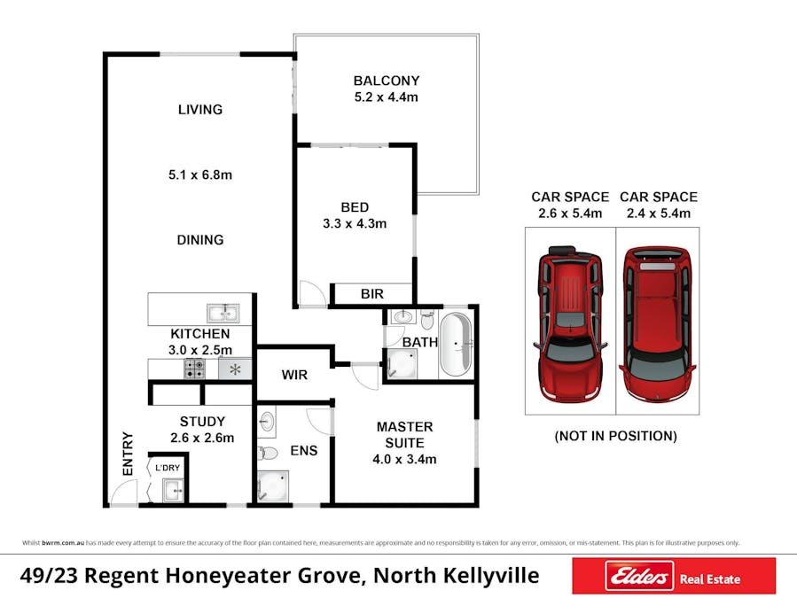 49/23 Regent Honeyeater Grove, North Kellyville, NSW, 2155 - Floorplan 1