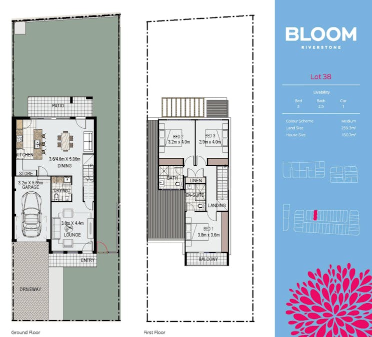 Lot 38 - 1 Bligh Street, Riverstone, NSW, 2765 - Floorplan 1