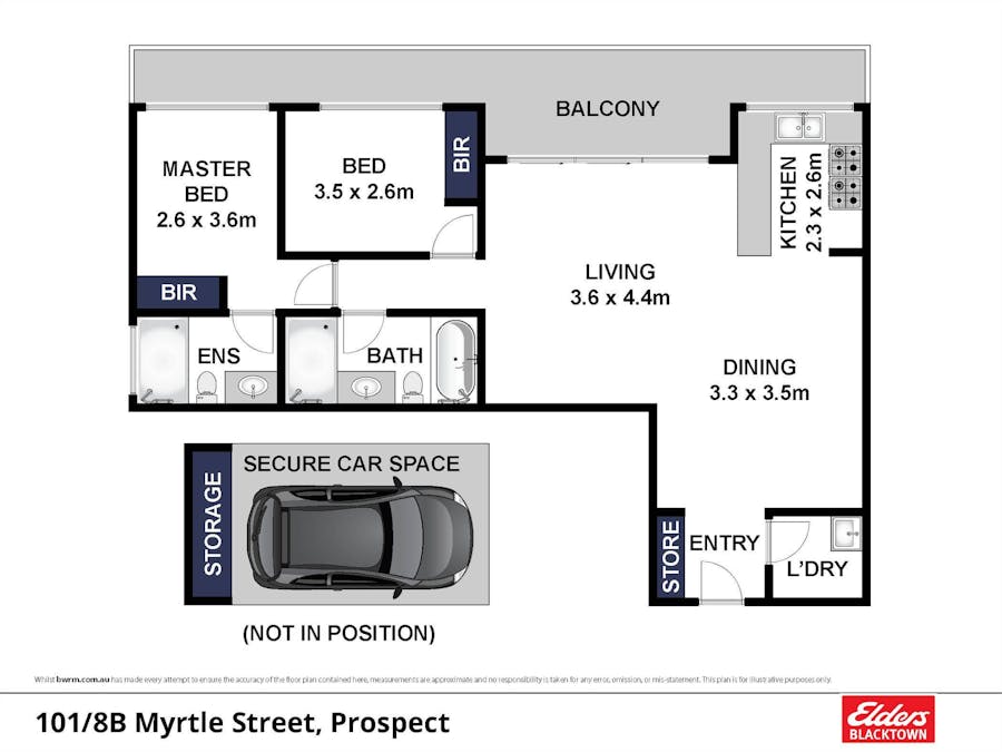 101/8B Myrtle Street, Prospect, NSW, 2148 - Floorplan 1