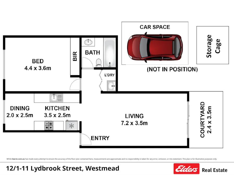 12/1-11 Lydbrook Street, Westmead, NSW, 2145 - Floorplan 1