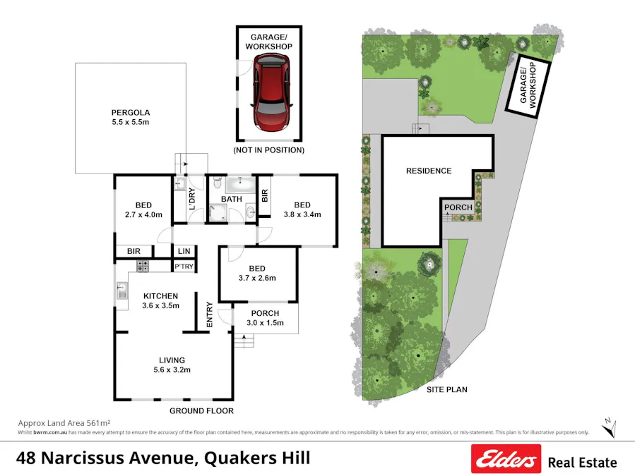 48 Narcissus Avenue, Quakers Hill, NSW, 2763 - Floorplan 1