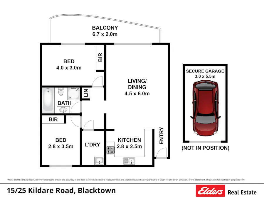 15/25 Kildare Road, Blacktown, NSW, 2148 - Floorplan 1