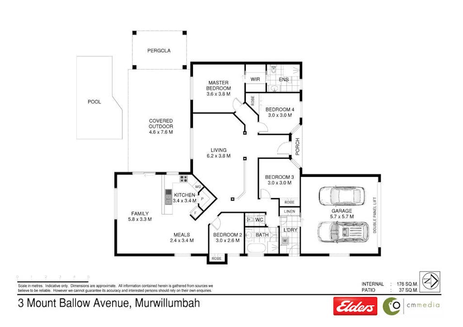 3 Mount Ballow Avenue, Murwillumbah, NSW, 2484 - Floorplan 1