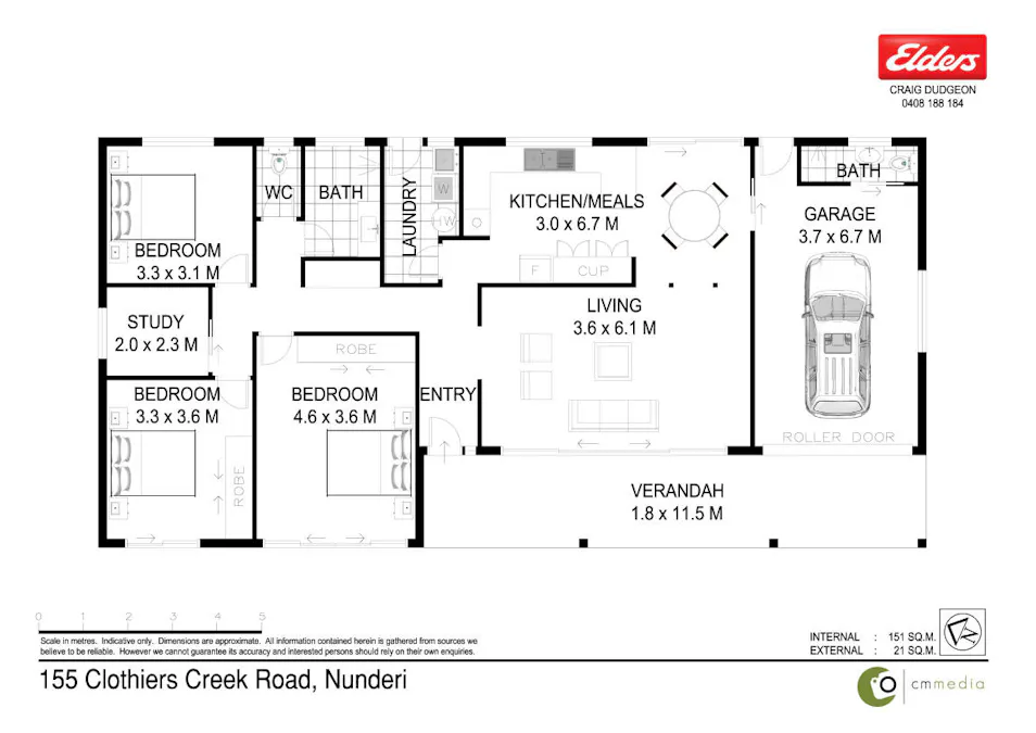 155 Clothiers Creek Road, Nunderi, NSW, 2484 - Floorplan 1