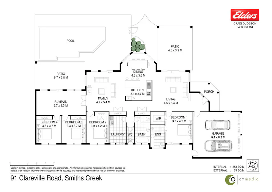 91 Clareville Road, Smiths Creek, NSW, 2484 - Floorplan 1