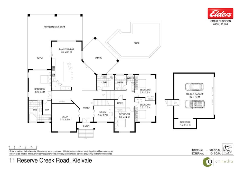 11 Reserve Creek Road, Kielvale, NSW, 2484 - Floorplan 1