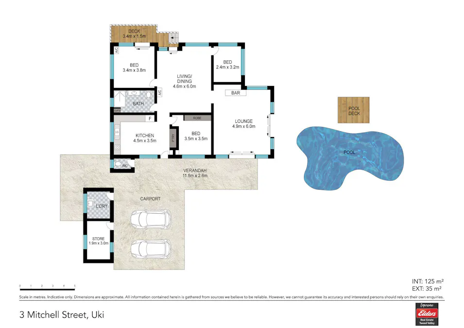 3 Mitchell Street, Uki, NSW, 2484 - Floorplan 1