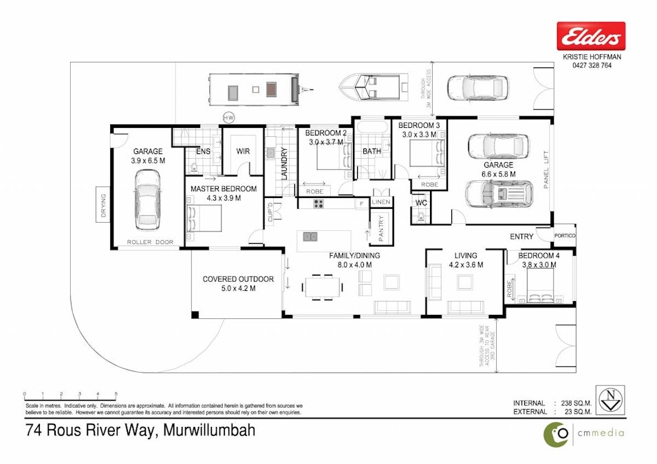 74 Rous River Way, Murwillumbah, NSW, 2484 - Floorplan 1