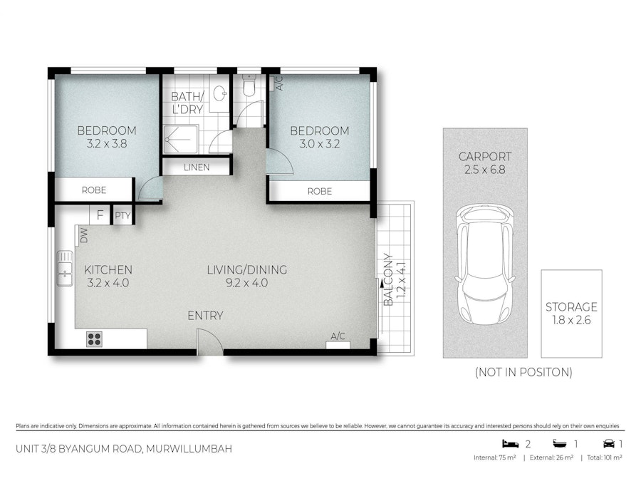 3/8 Byangum Road, Murwillumbah, NSW, 2484 - Floorplan 1