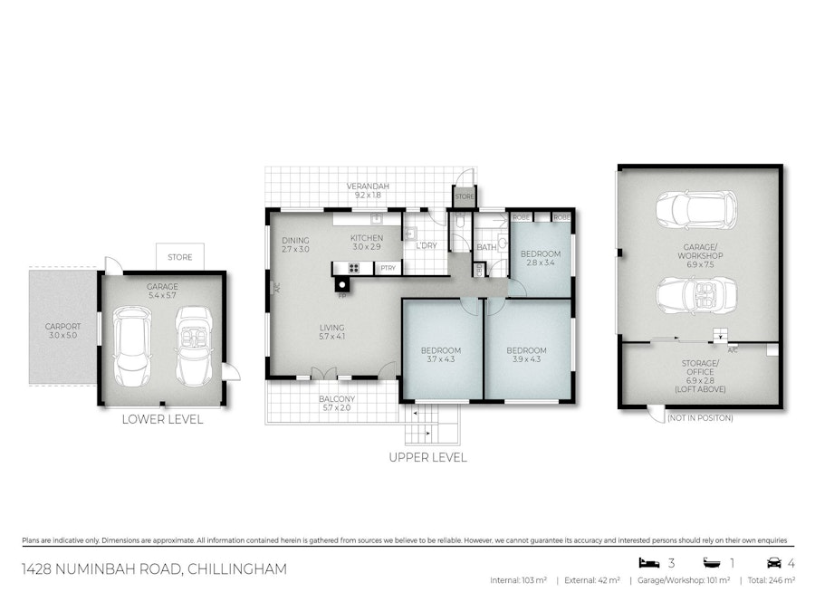 1428 Numinbah Road, Chillingham, NSW, 2484 - Floorplan 1