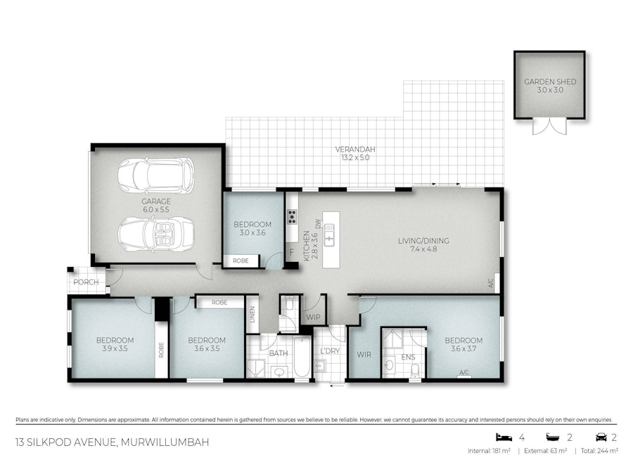 13 Silkpod Avenue, Murwillumbah, NSW, 2484 - Floorplan 1