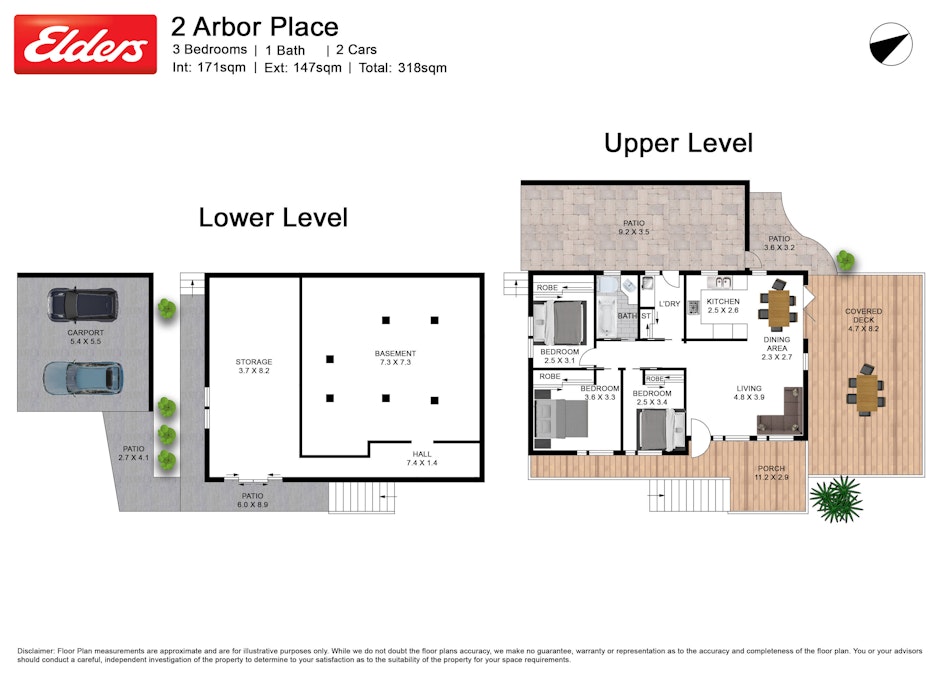 2 Arbor Place, Bray Park, NSW, 2484 - Floorplan 1