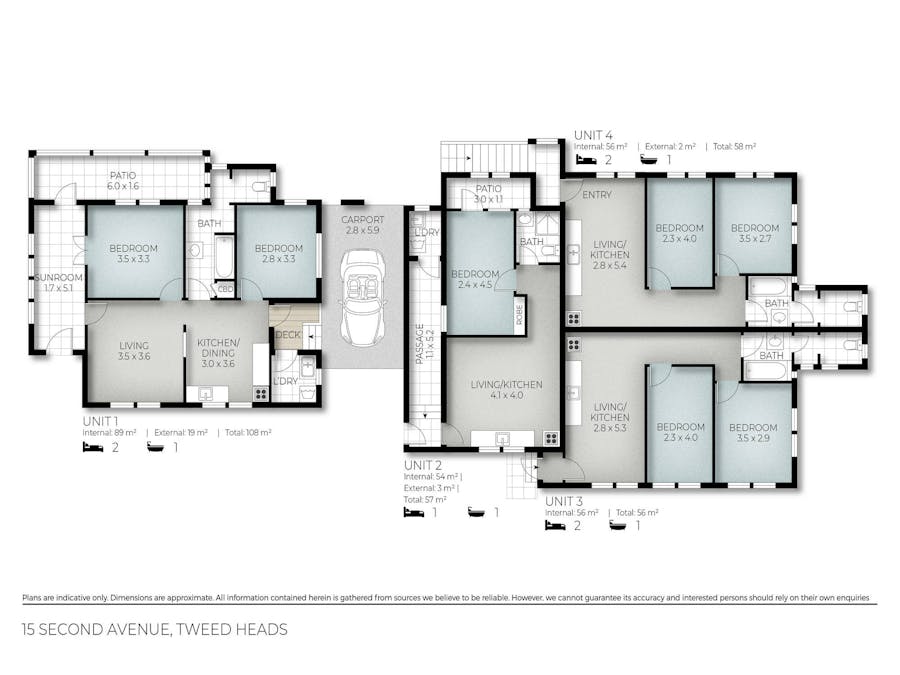 15  Second Avenue, Tweed Heads, NSW, 2485 - Floorplan 1