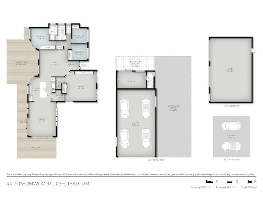 44 Possumwood Close, Tyalgum, NSW, 2484 - Floorplan 1