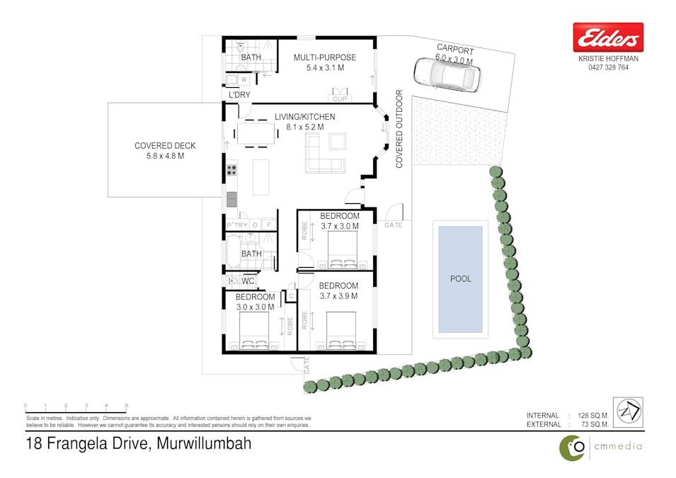 18 Frangela Drive, Murwillumbah, NSW, 2484 - Floorplan 1
