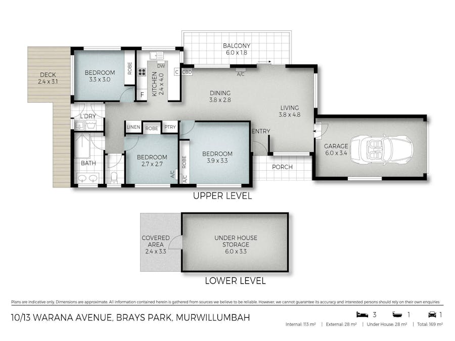 10/13 Warana Avenue, Bray Park, NSW, 2484 - Floorplan 1