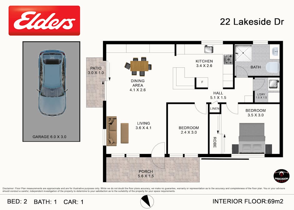 22 Lakeside Drive, Murwillumbah, NSW, 2484 - Floorplan 1