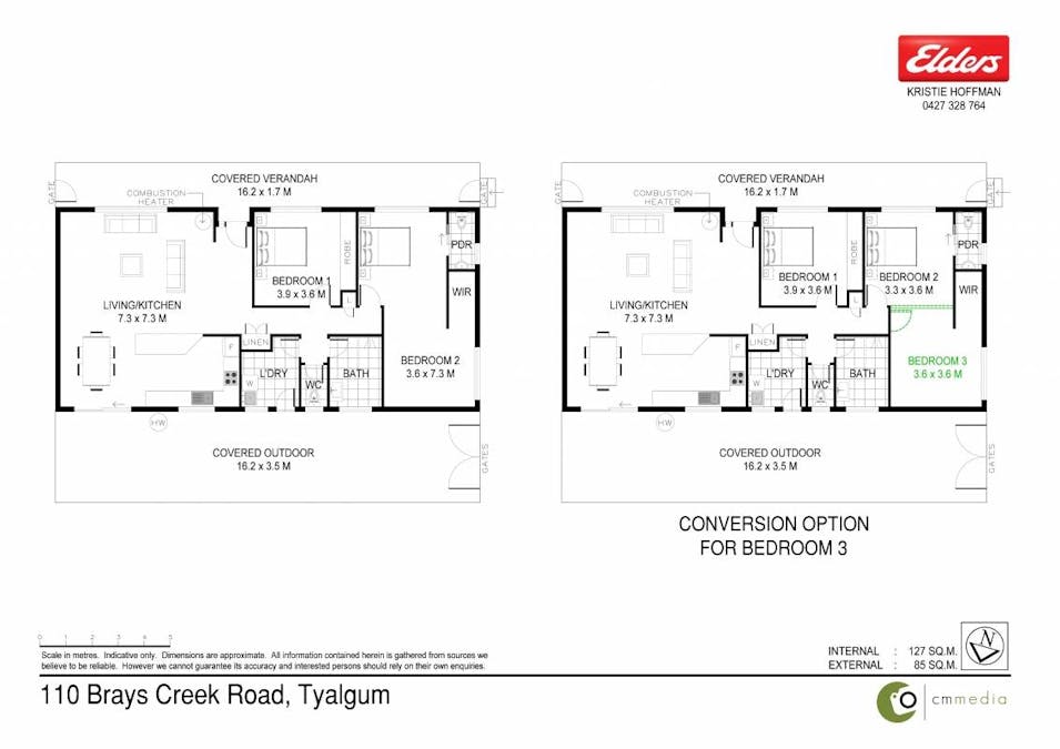 110 Brays Creek Road, Tyalgum, NSW, 2484 - Floorplan 1
