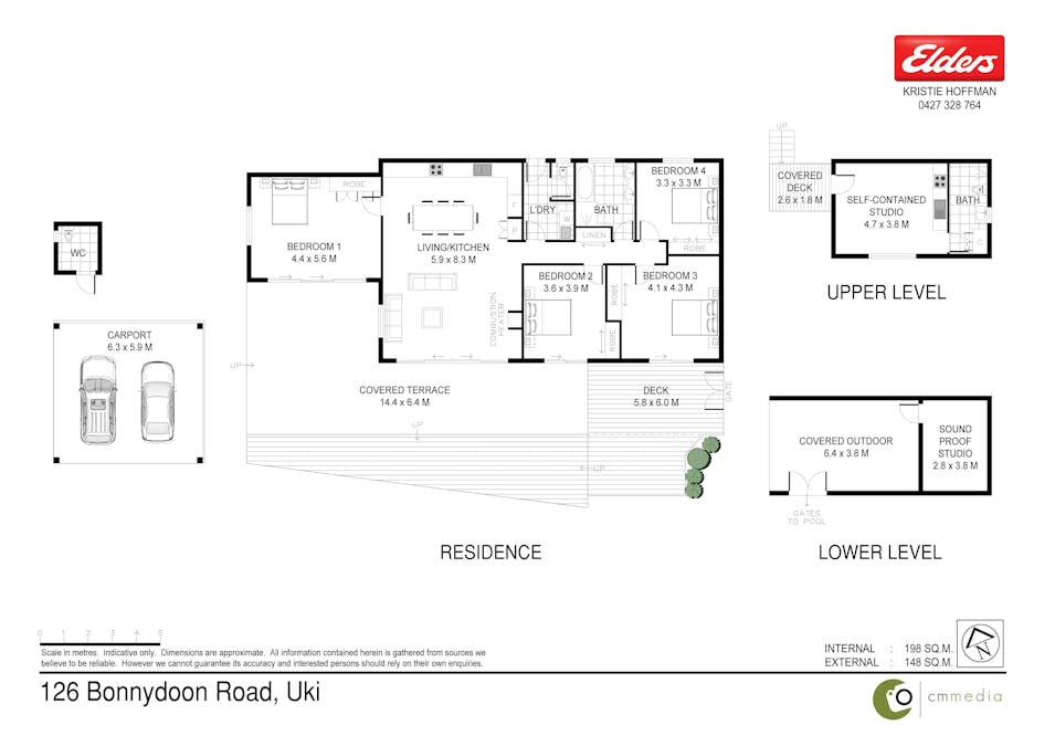 126 Bonnydoon Road, Uki, NSW, 2484 - Floorplan 1