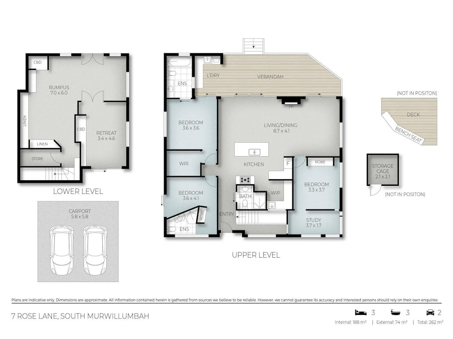 7 Rose Lane, South Murwillumbah, NSW, 2484 - Floorplan 1