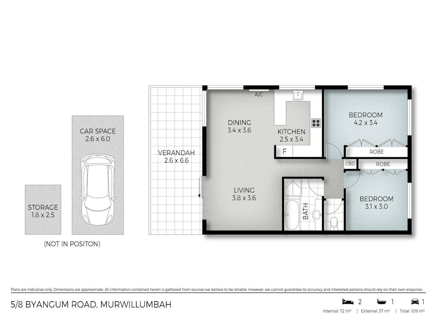 5/8 Byangum Road, Murwillumbah, NSW, 2484 - Floorplan 1