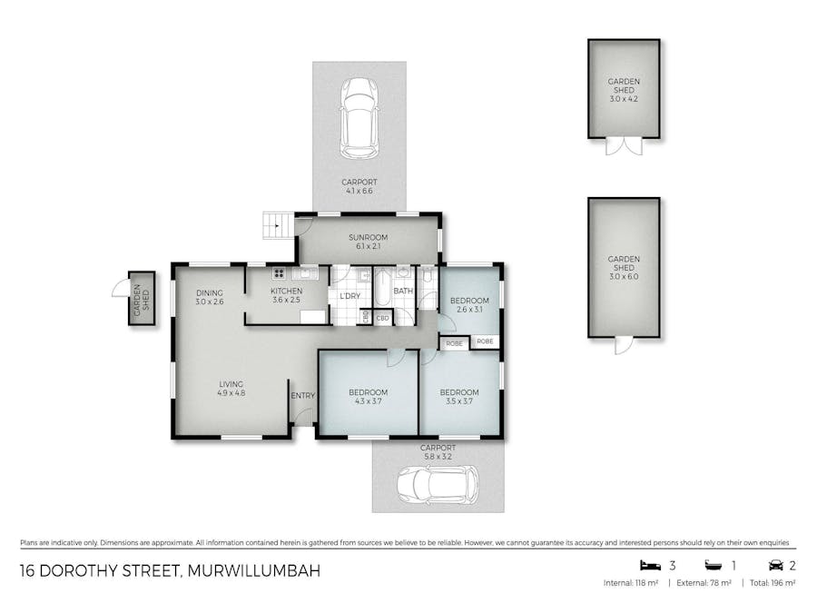 16 Dorothy Street, Murwillumbah, NSW, 2484 - Floorplan 1