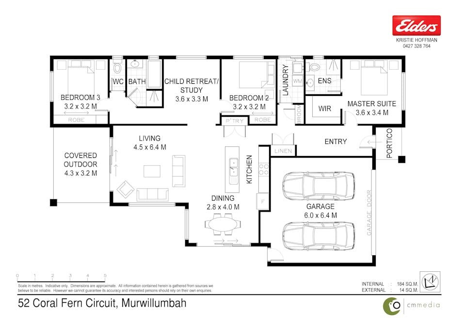 52 Coral Fern Circuit, Murwillumbah, NSW, 2484 - Floorplan 1