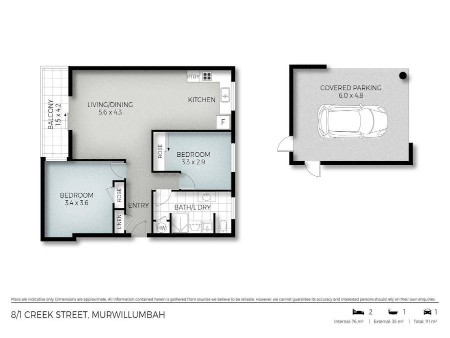 8/1 Creek Street, Murwillumbah, NSW, 2484 - Floorplan 1