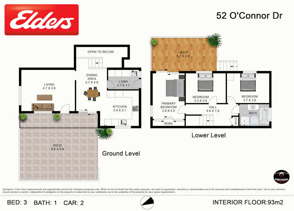 52 O'Connor Drive, Bray Park, NSW, 2484 - Floorplan 1
